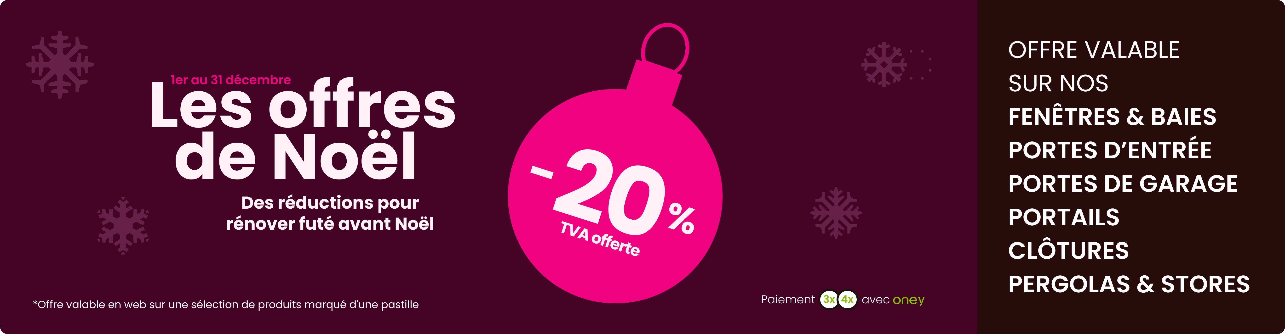 Bannière produits remisés