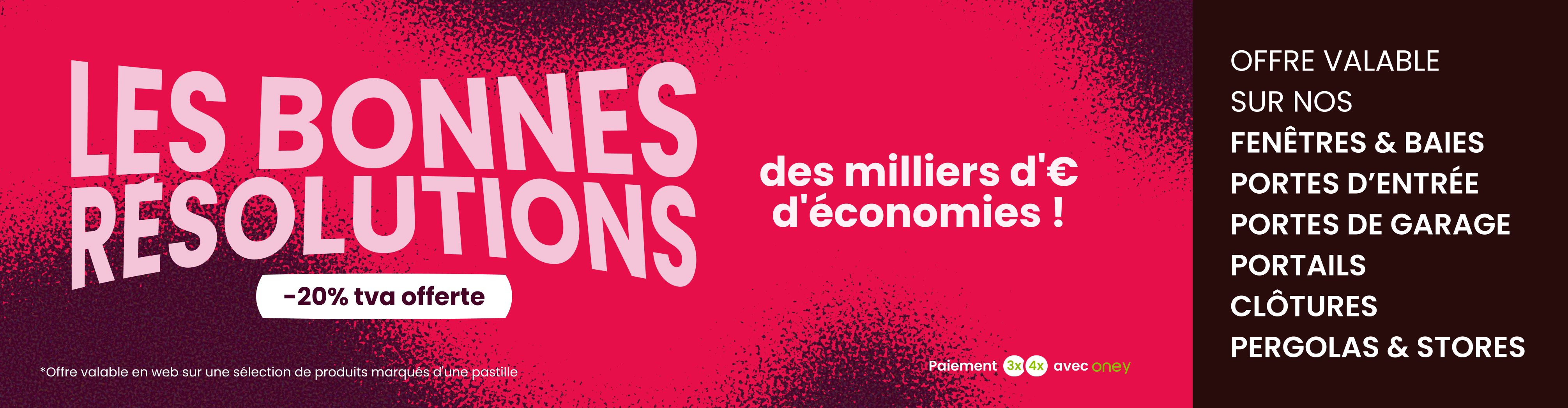 Bannière produits remisés